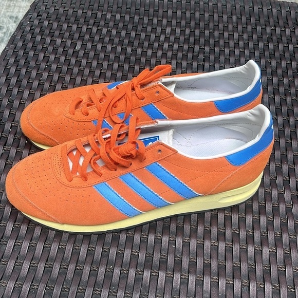 adidas Marathon ’85 casual, vintage looking yellow midsole, orange/royal 10.5 main image 7